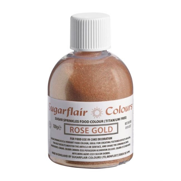 Sugar Sprinkles - Rose Gold - E171 Free